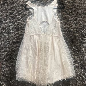 Free people brand new sleeveless cream dress.